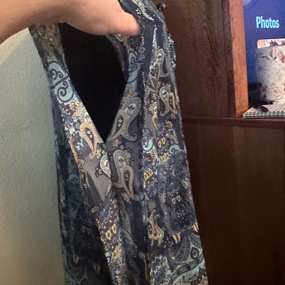 Plus Size 22 Avenue blue top or cover up NWT - Picture 2 of 12